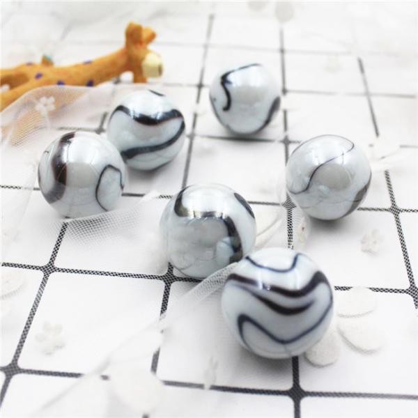 20pcs/set 25mm Glass Marbles Bulk for Marble Games Party Favors