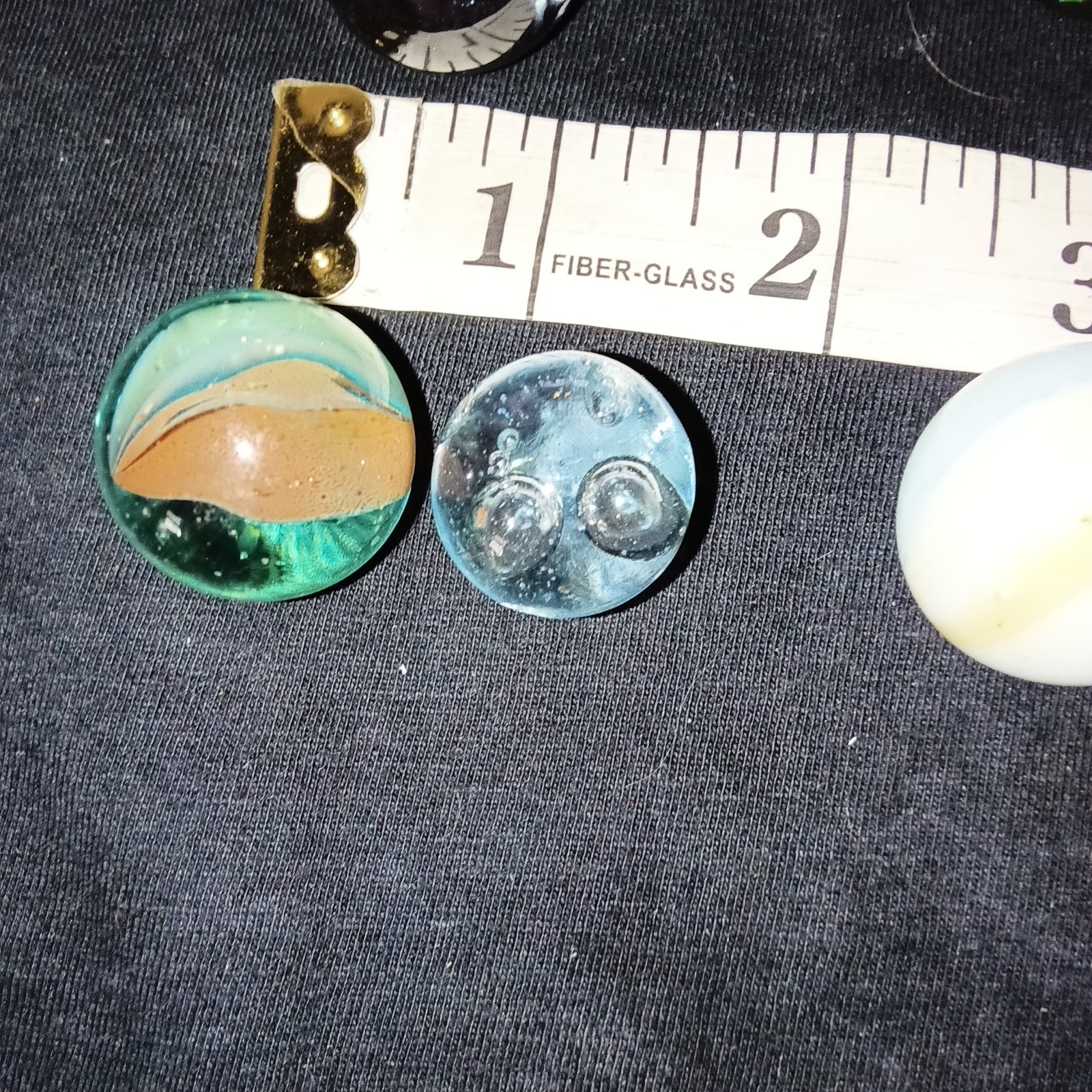 Lot Of 9 Various Marbles, Coca Cola, Hand Painted And More!