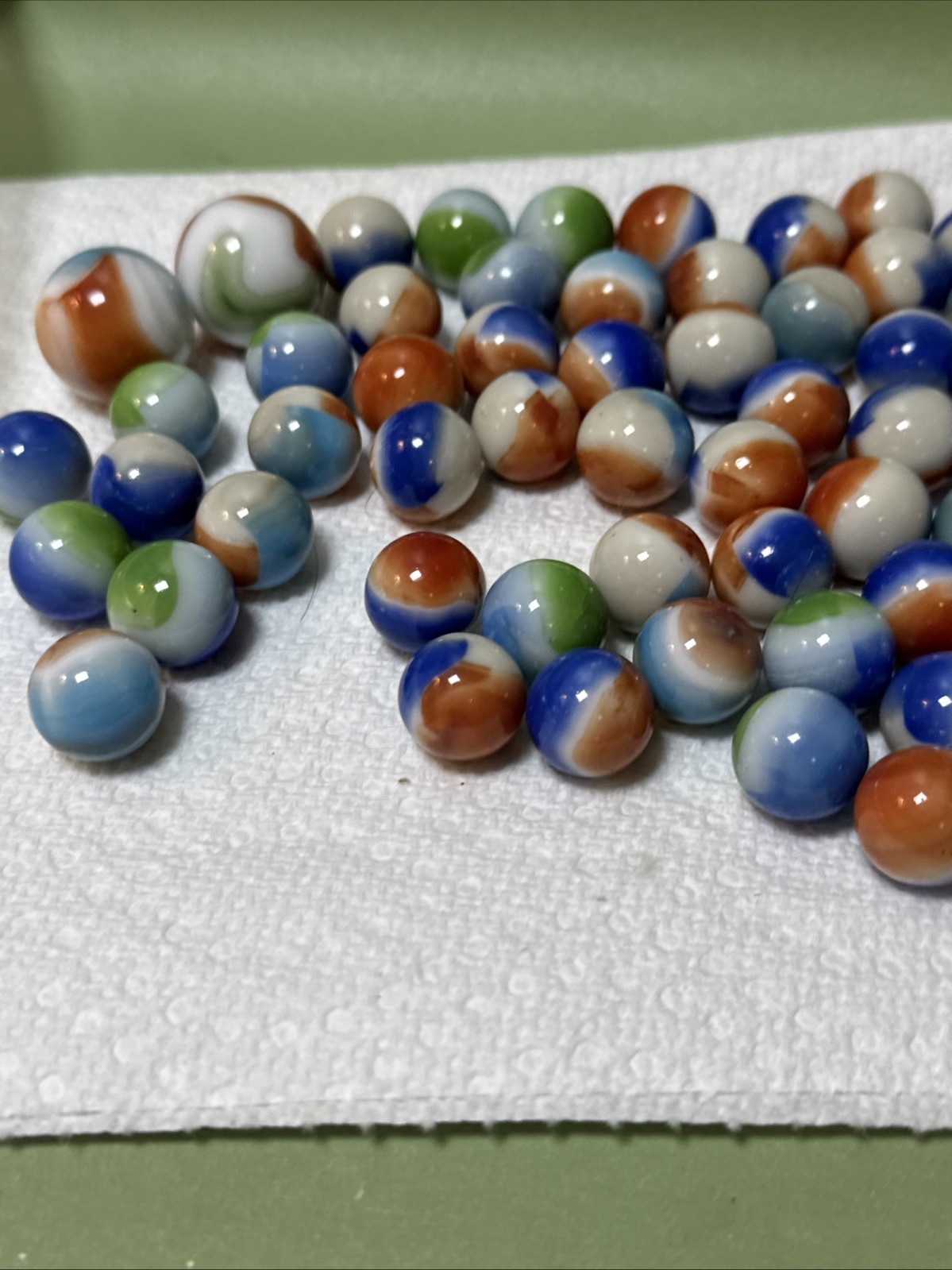 Vintage 1960’s Vitro Poly Drawstring Bag “The Pride Of Young Americans” marbles