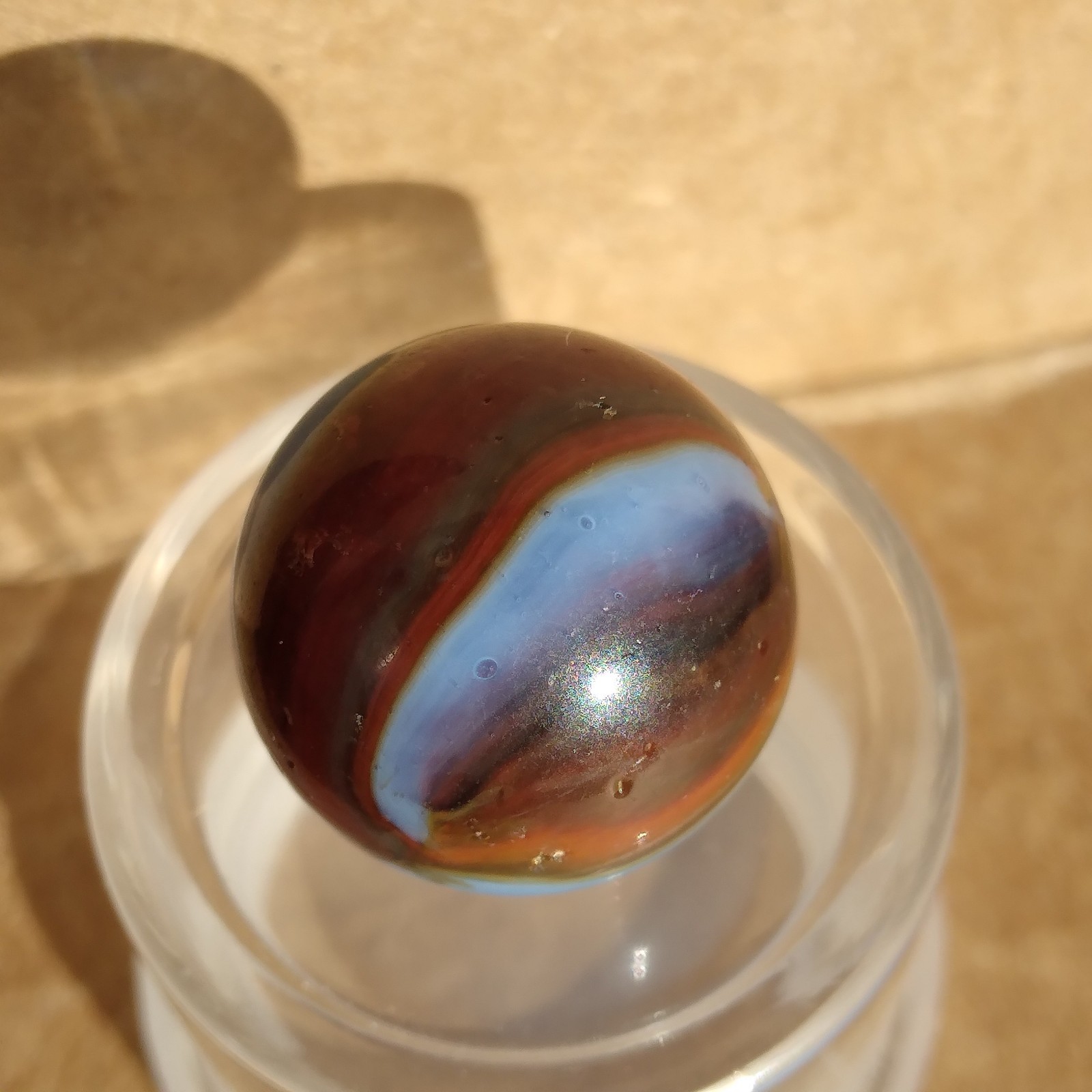 0.61″ Vintage Marble- Peltier Kokomo Vitro Akro Christensen
