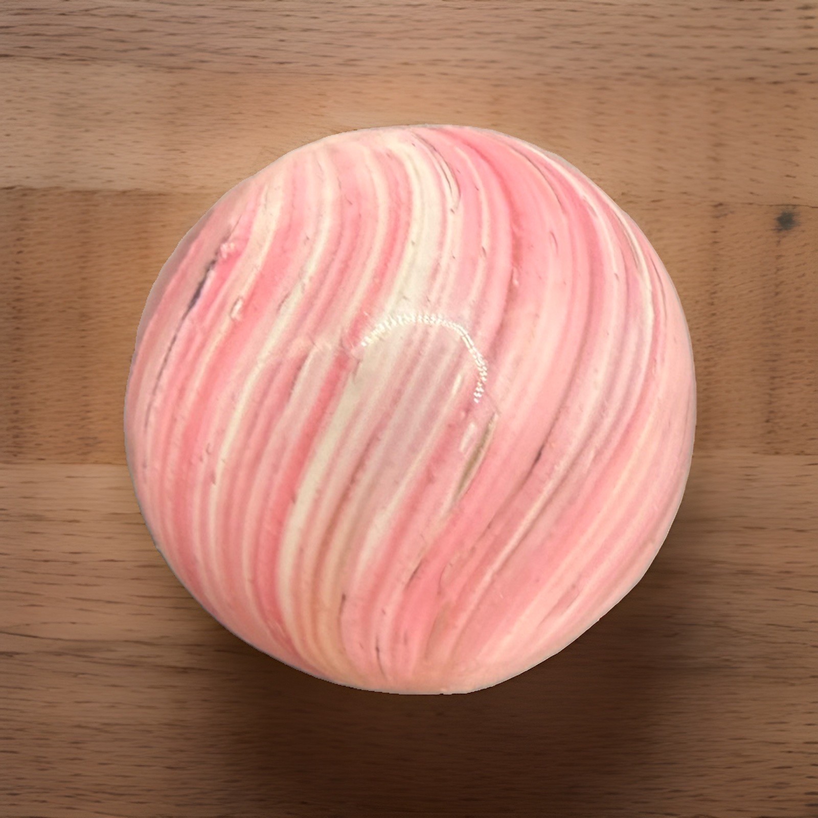 German Hand Made Pink Slightly Shrunken Onion 0.82 in