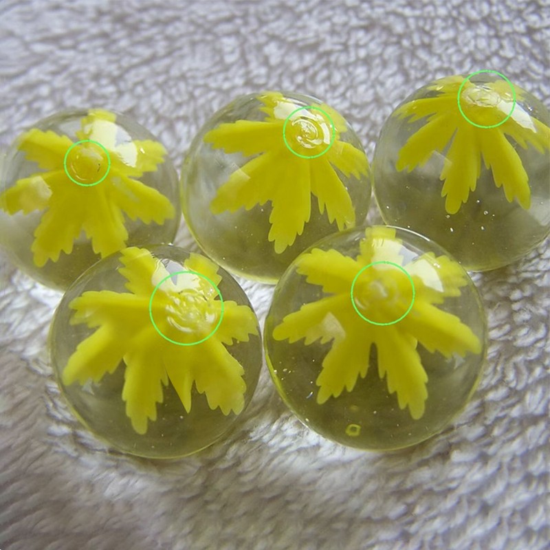 25mm Glass Beads Marbles Decorative Glass Balls DIY Decoration Kids Toy Game