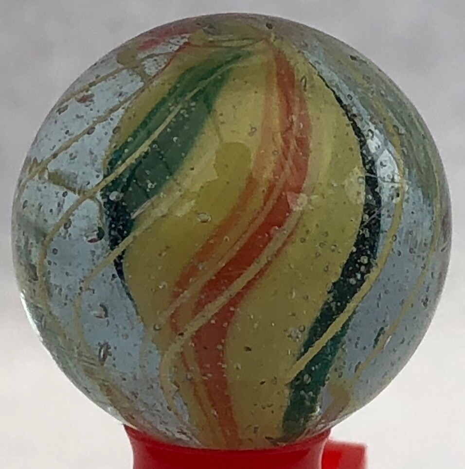 Caged Yellow Solid Core Marble 18.5mm (23/32”)