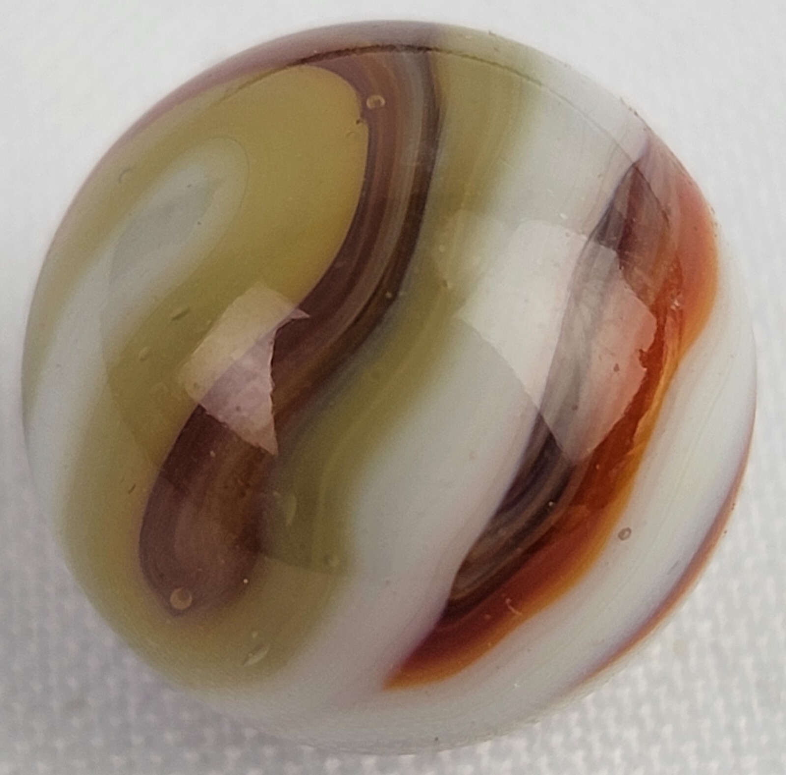 Alley Agate Vintage Marble Translucent Swirl Windows MINT Cadmium GLOW .70