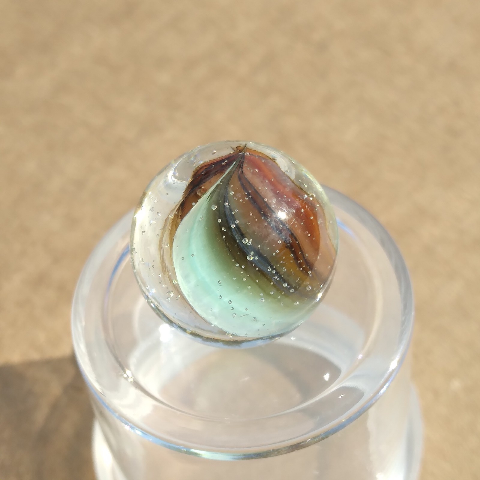 Premium Lot-5 Vintage Marbles-Vitro Peltier Master Akro Marble King Kokomo- c15