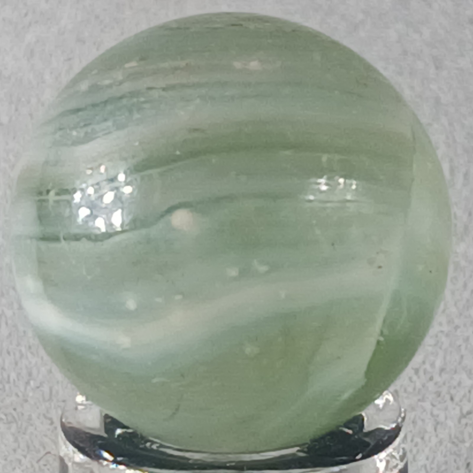Vintage Vitro Conqueror (Chalky) Marble .60 Inches Near-Mint Condition