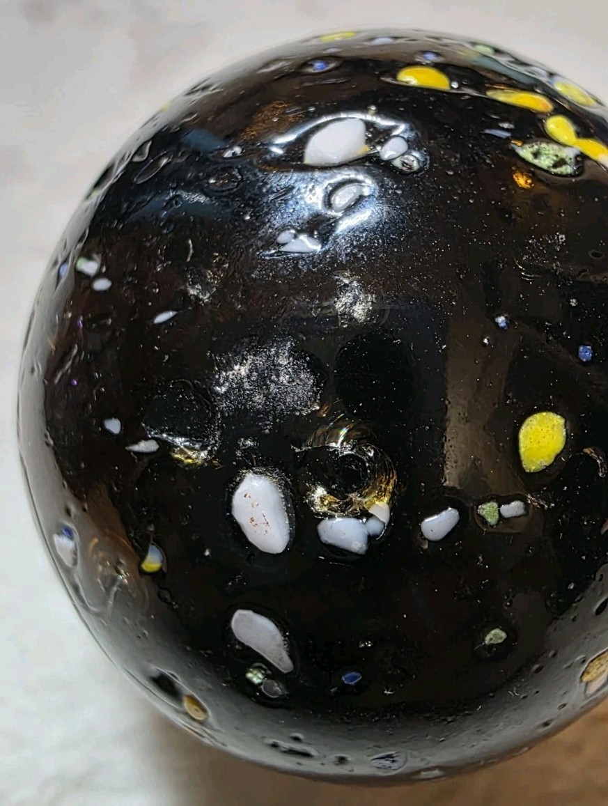 🔮 Lot of 3 Vacor de Mexico Marbles Massive 1.75″ Mammoth Destroyer Galaxy Glitt