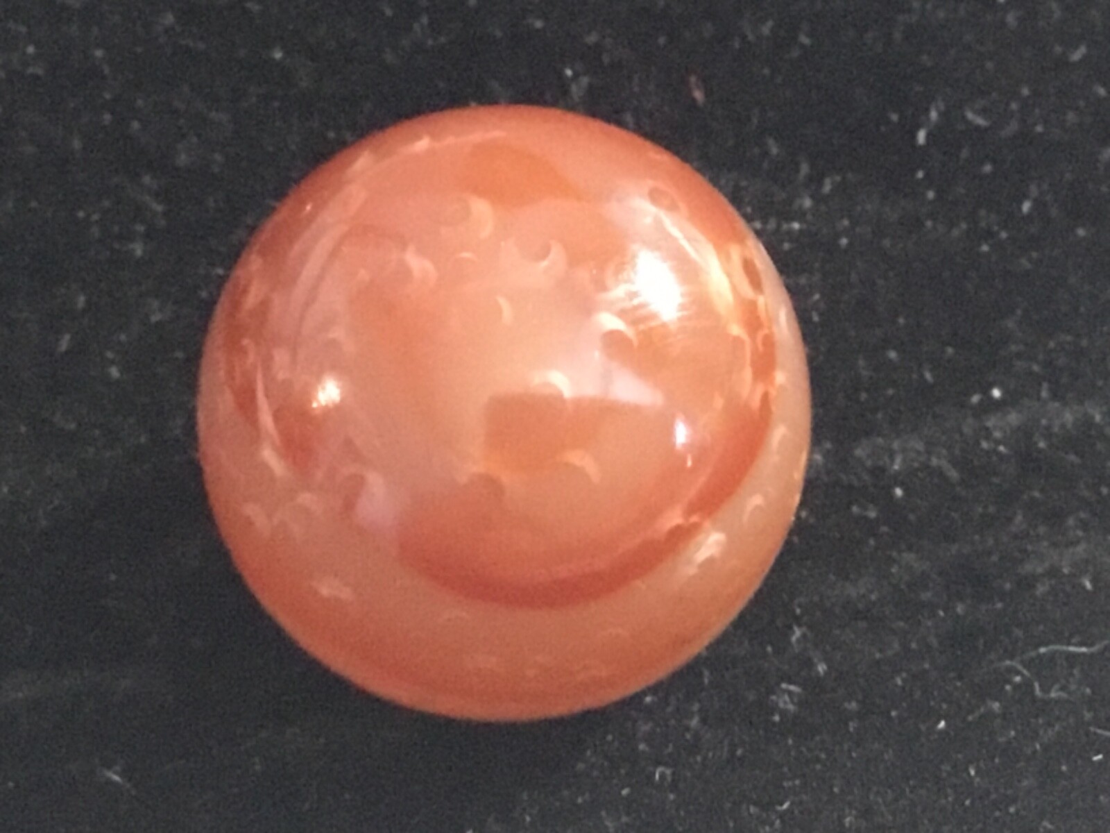 RARE ANTIQUE AUTHENTIC ARKO AGATE SWIRL DARK MARBLE MUST SEE NO RESERVE