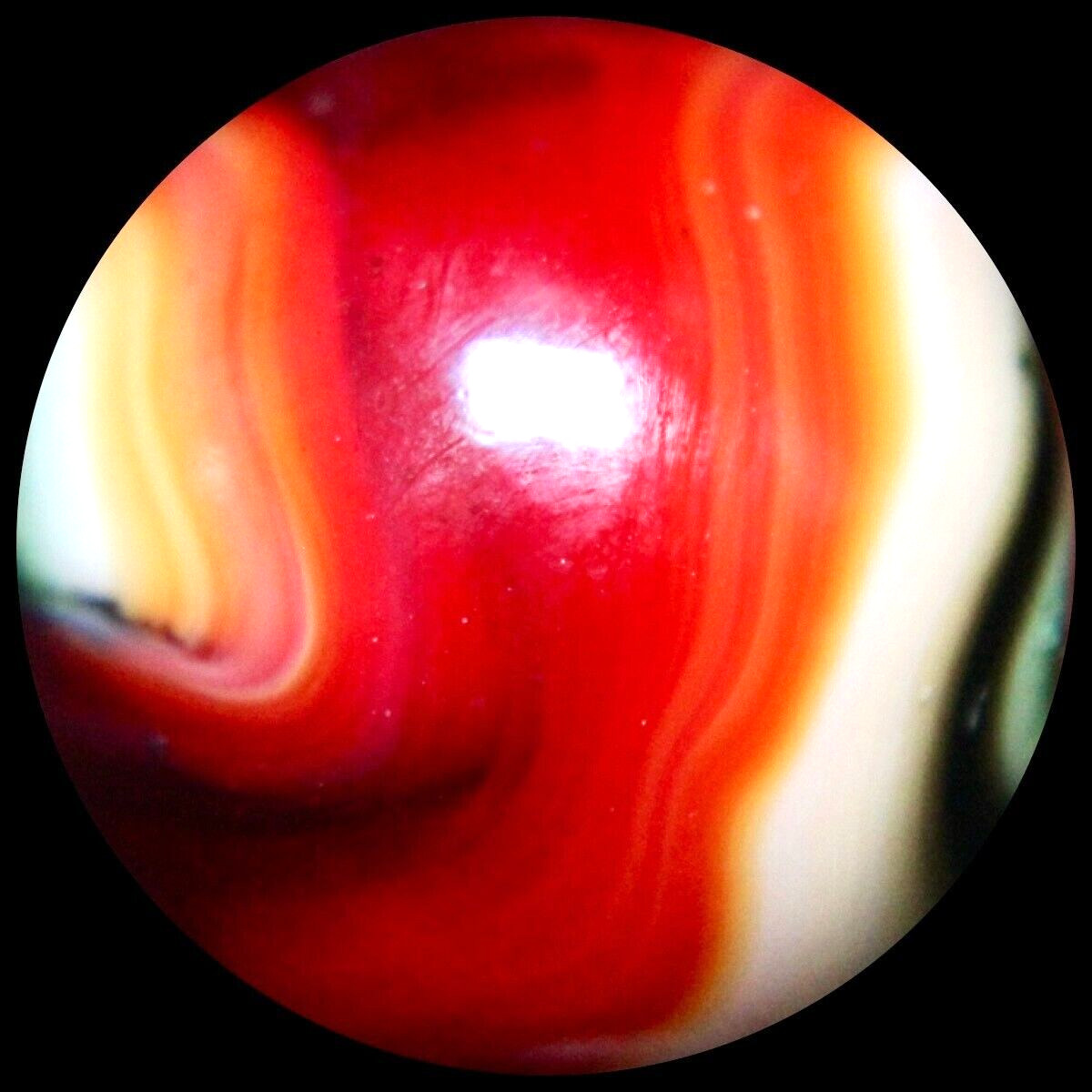 JABO Joker 1 Marble Collector Series: Ruby Red & Aventurine
