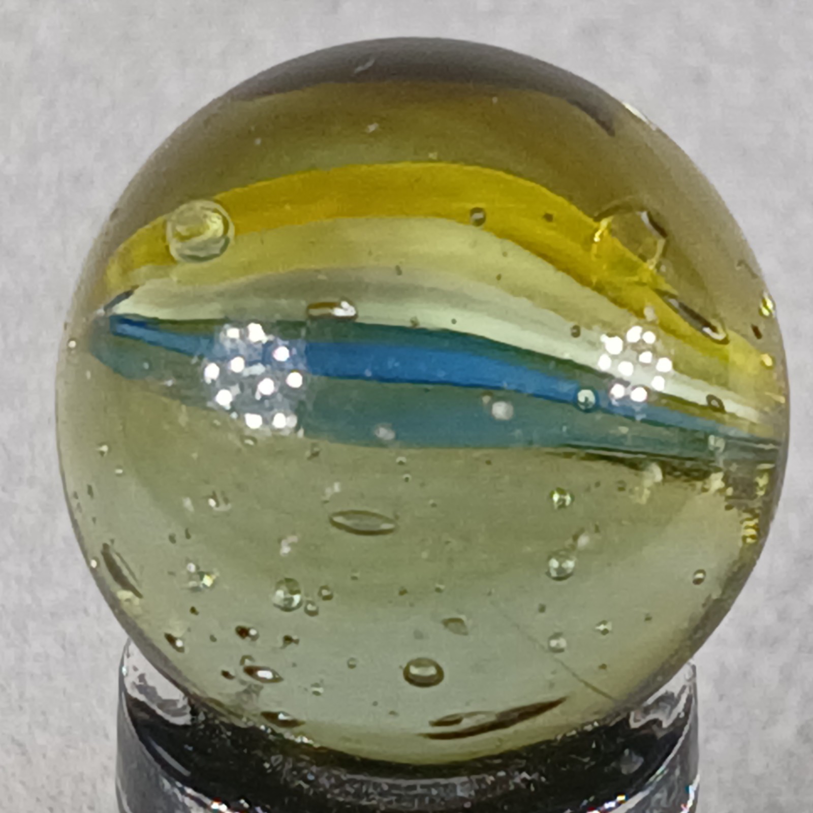 Vintage Imported Cat’s Eye Marble .60 Inches Near-Mint Condition