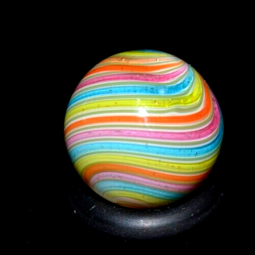 HOT HOUSE GLASS MARBLE/.644″-PASTEL NURSERY-PINK,TURQ.,PEACH,ORANG,YELLOW