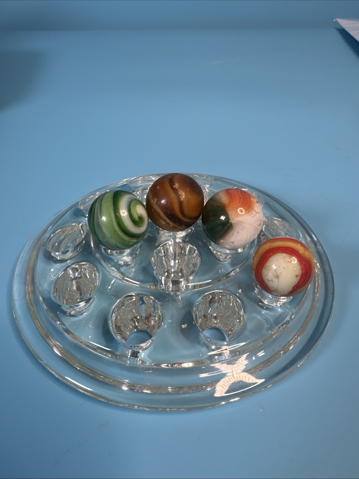 4 Vintage JABO / Christiansen? Classic Shooter Marble – 3/4” & 7/8”