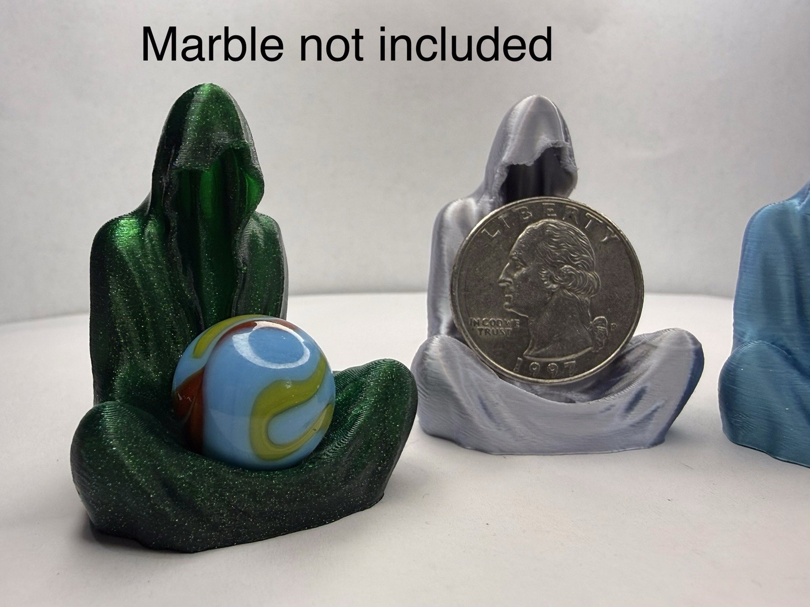 3 Reaper Marble Displays – For 5/8″ – .72” Marbles – Lot #8729