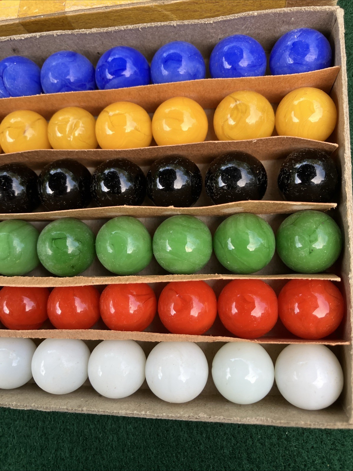 Vintage Berry Pink Inc. No. 65 CHINESE CHECKERS MARBLES Original Box NO BOARD