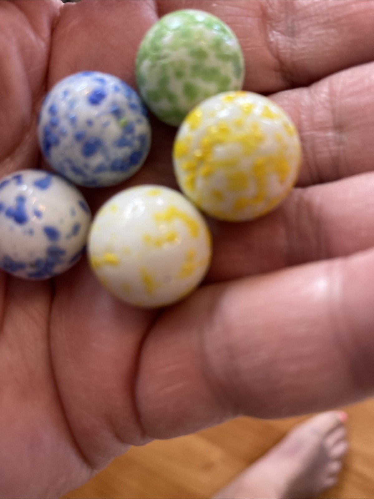 Vintage Speckled Marbles