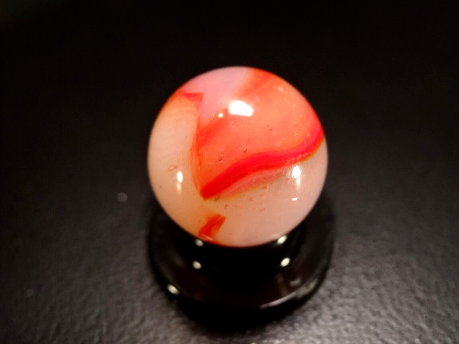 KOKOMO OPALESCENT GLASS CO. Made on the old Peltier machine OPAL GLASS W Mint