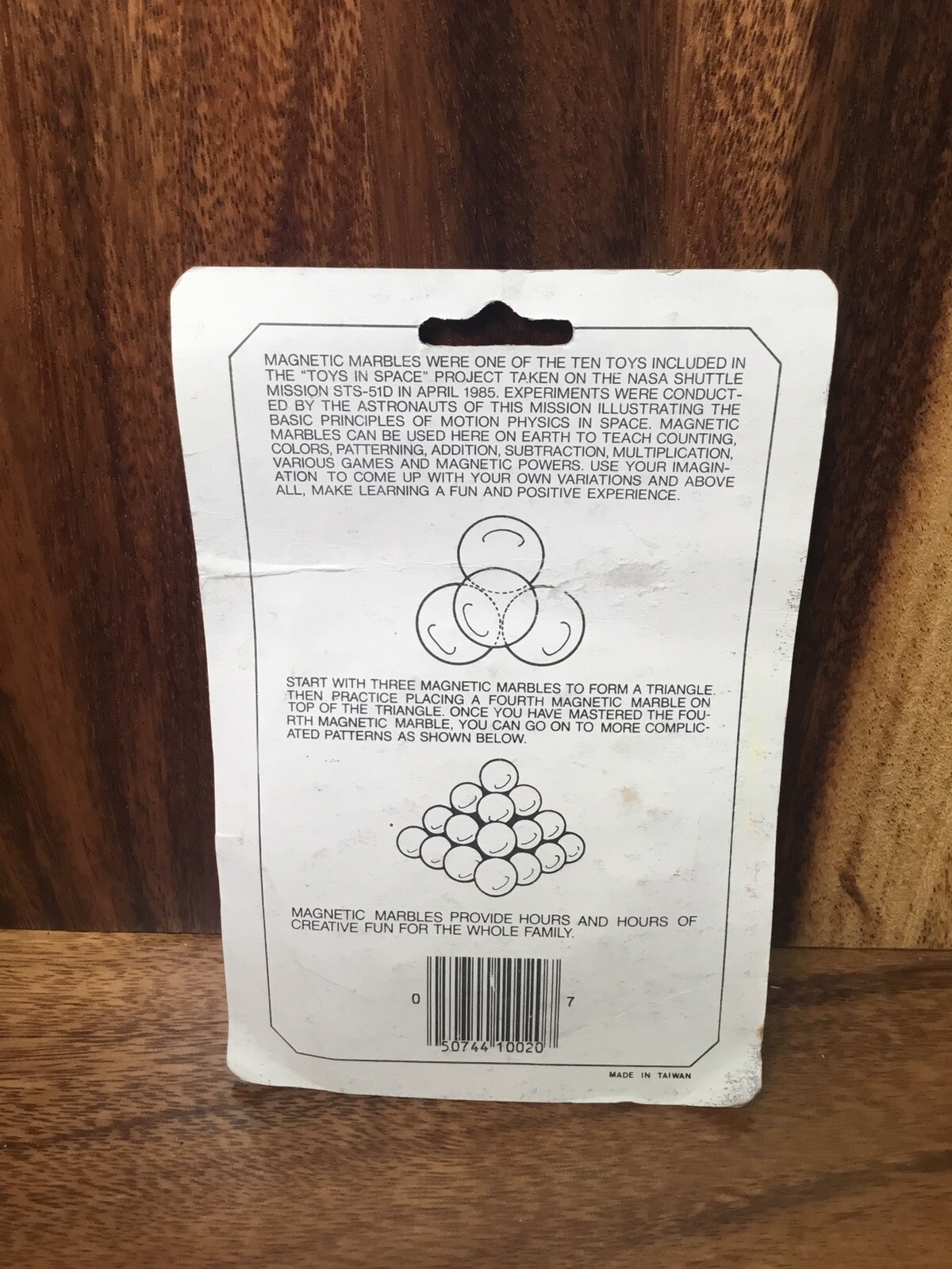 Magnetic Marbles Company 20 Marbles NIP The Toy That Went Into Space