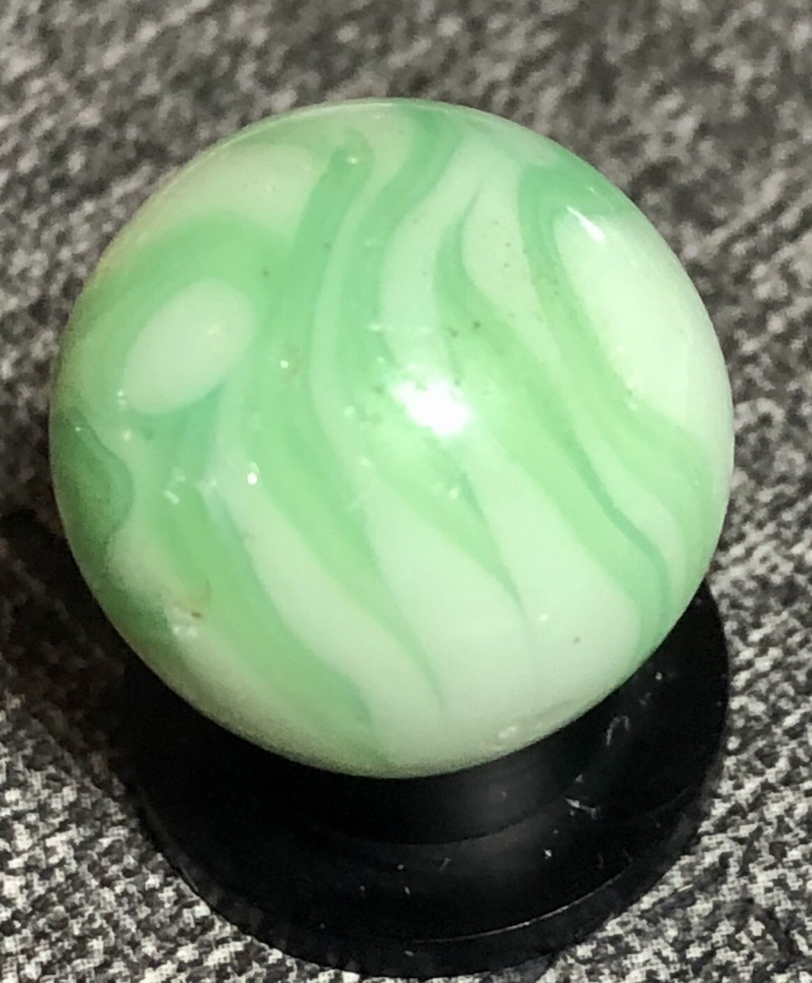 VTG Alley Agate Flame Marble .62” Small Chips See Pics