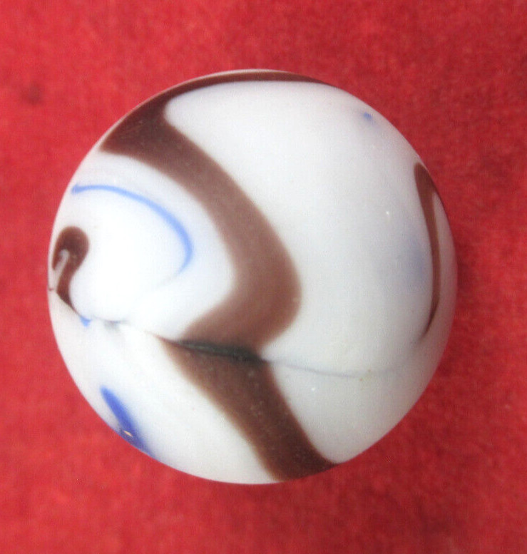 GERMAN CHINA UN-GLAZED Two color swirls folded China VINTAGE