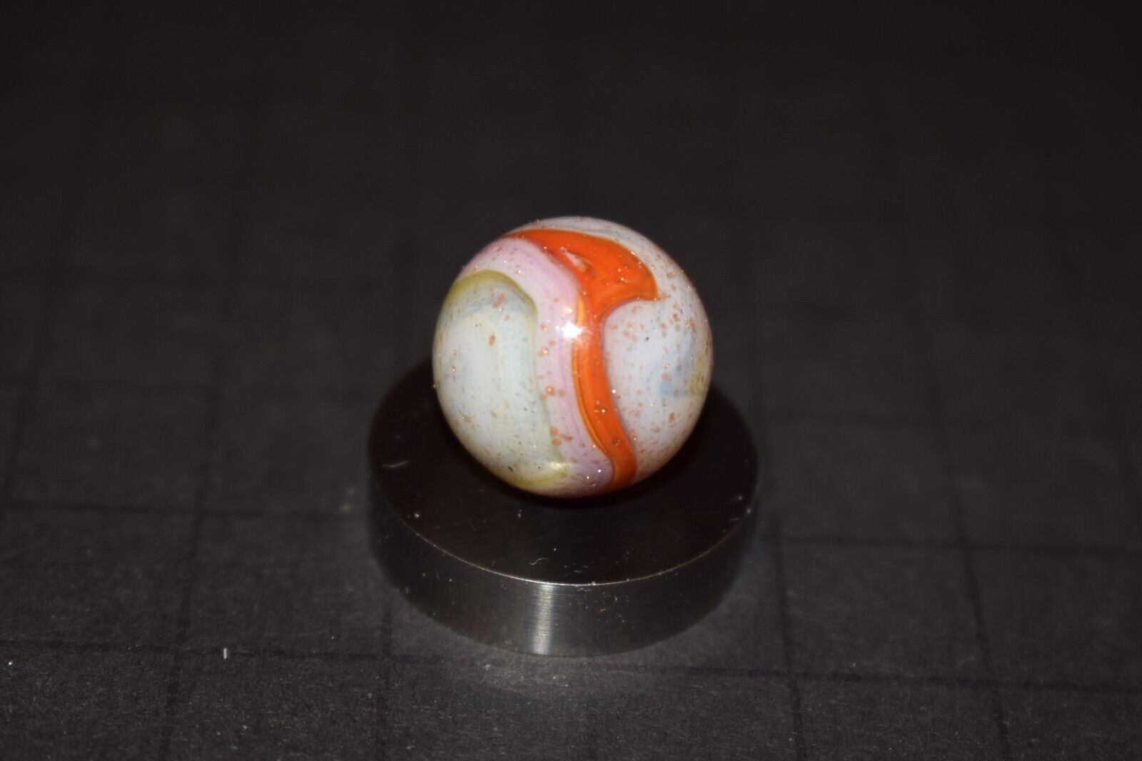 JABO/DAS 💥Mica Flame💥 Toy Marble Size .687=11/16″=17mm MINT