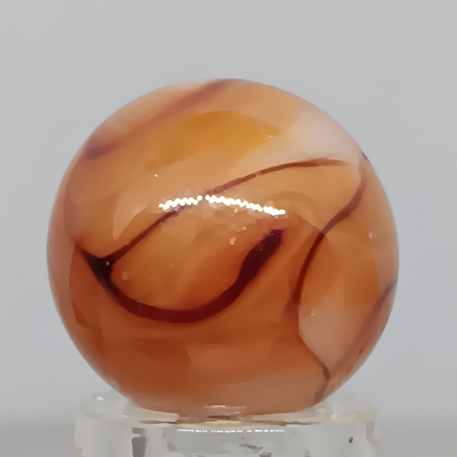 Vintage Champion Swirl Marble .61 Inches Near-Mint Condition