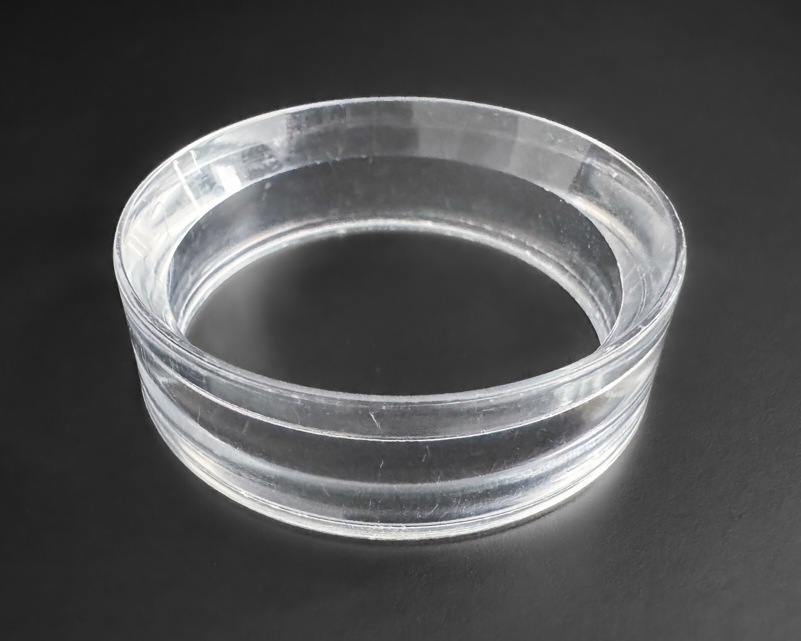 1.6″ W x 0.5″ H Clear Acrylic Display Holder Base Stand Marble Ball Sphere Egg