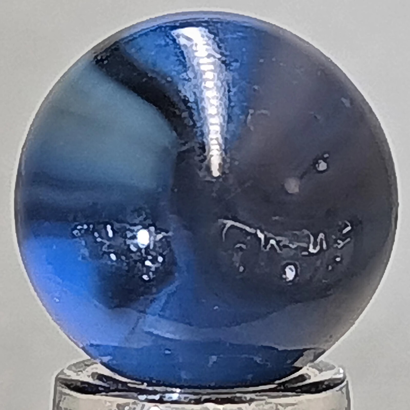 Vintage Imported Swirl Marble .62 Inches Near-Mint Condition