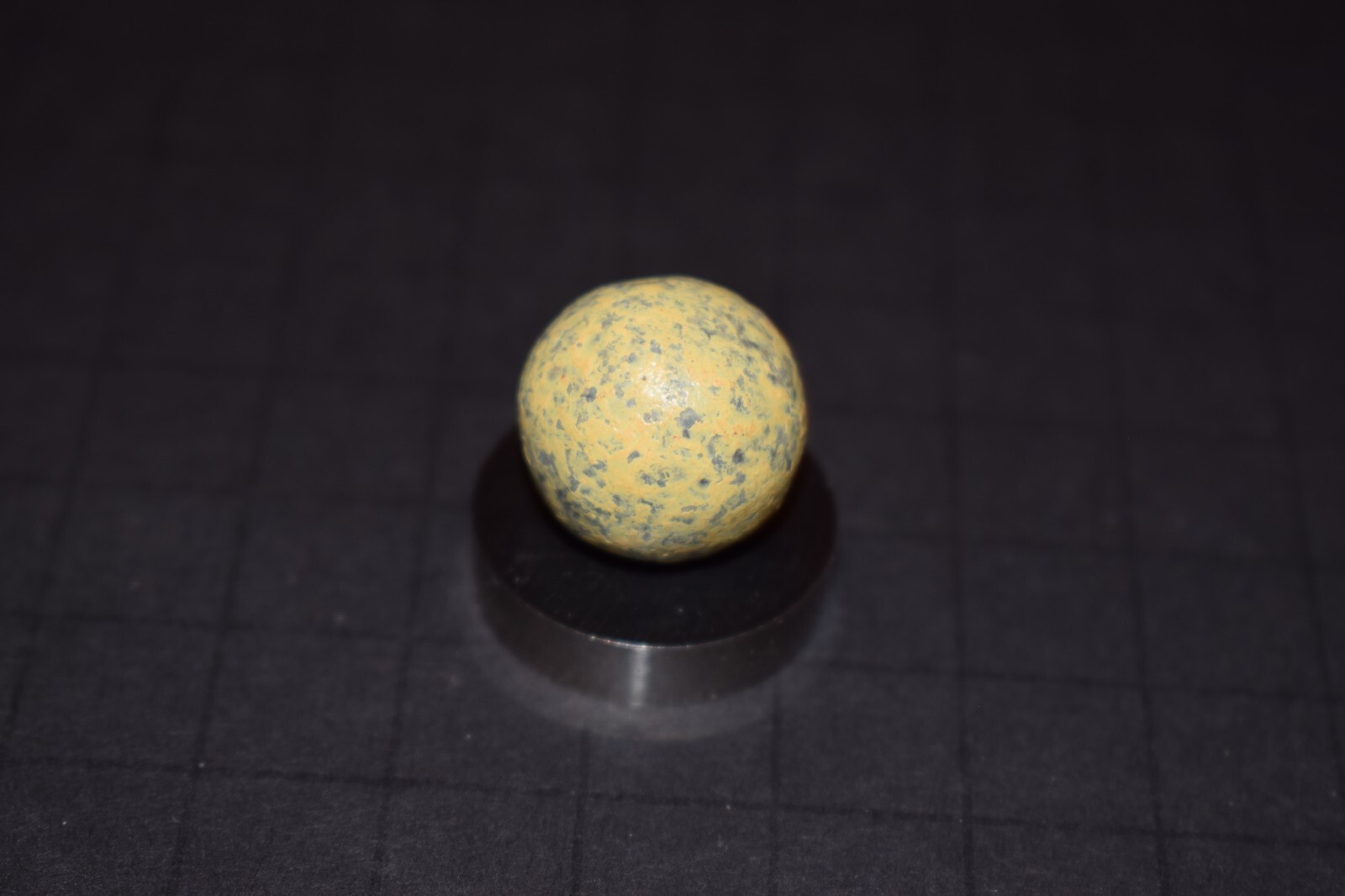 Victorina Era 1800’s Speckled Birds Egg Hard Clay Marble Size .750″=3/4″