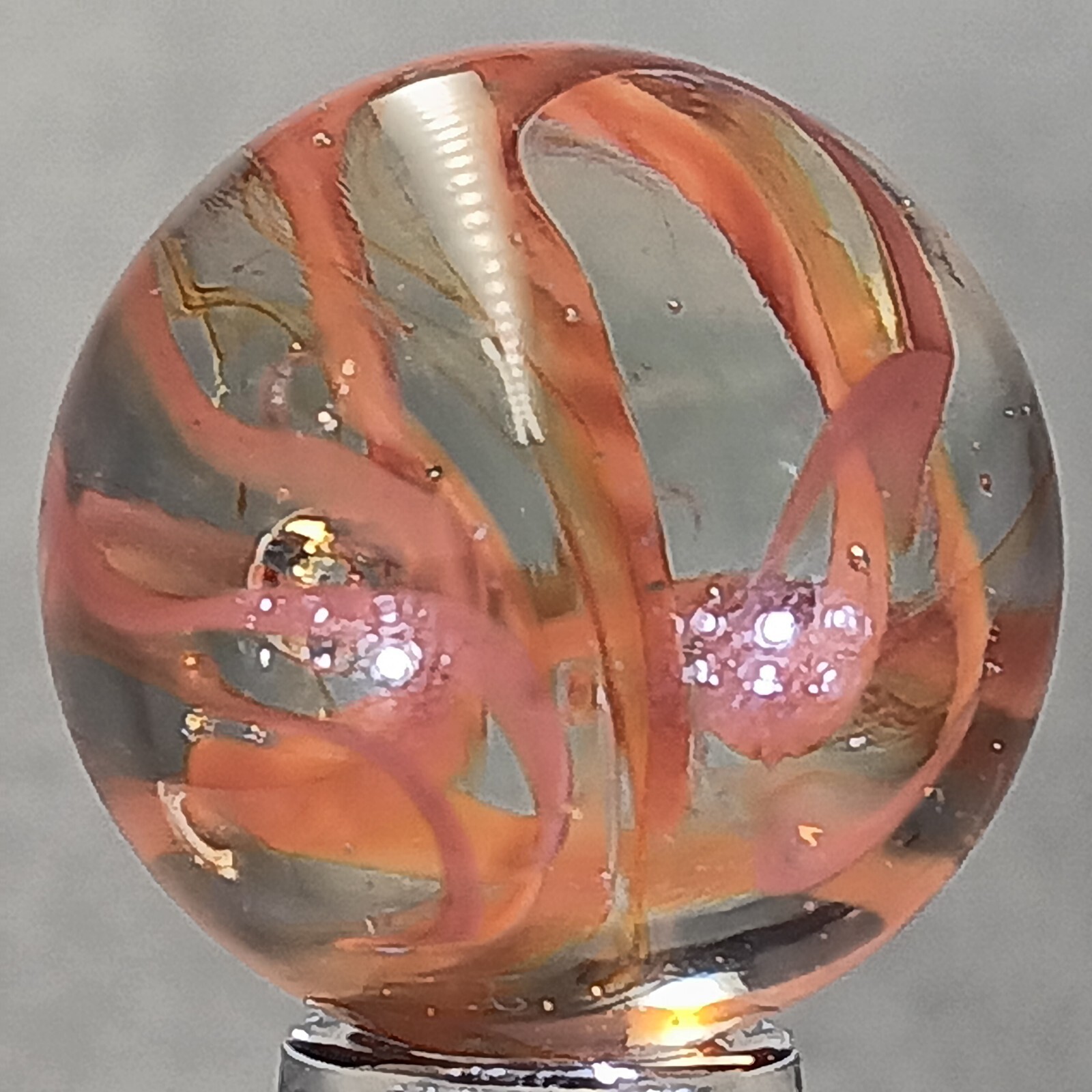 Large Vacor Spaghetti Marble .97 Inches Good Condition Combined Shipping