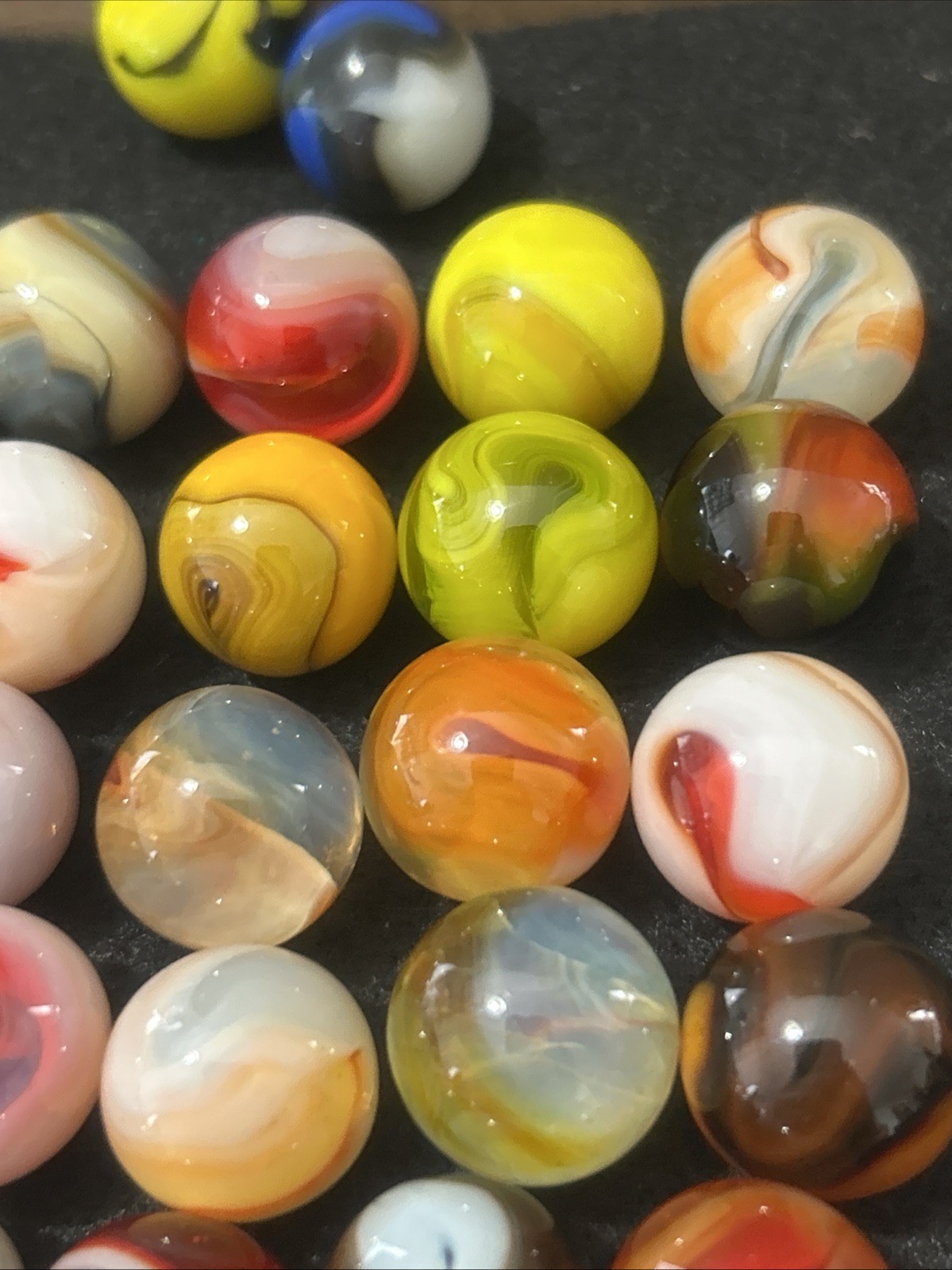 Lot of 50+ JABO, Inc. Classic Vintage Marbles c. 2000-2008 5/8″+/- /NM+/M Look!