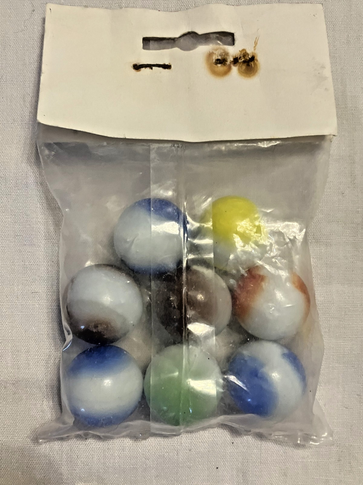 Marble King Marbles Tournament Cloth Bag 60 Agates 6 Bowlers 2 Rare MK Shooters