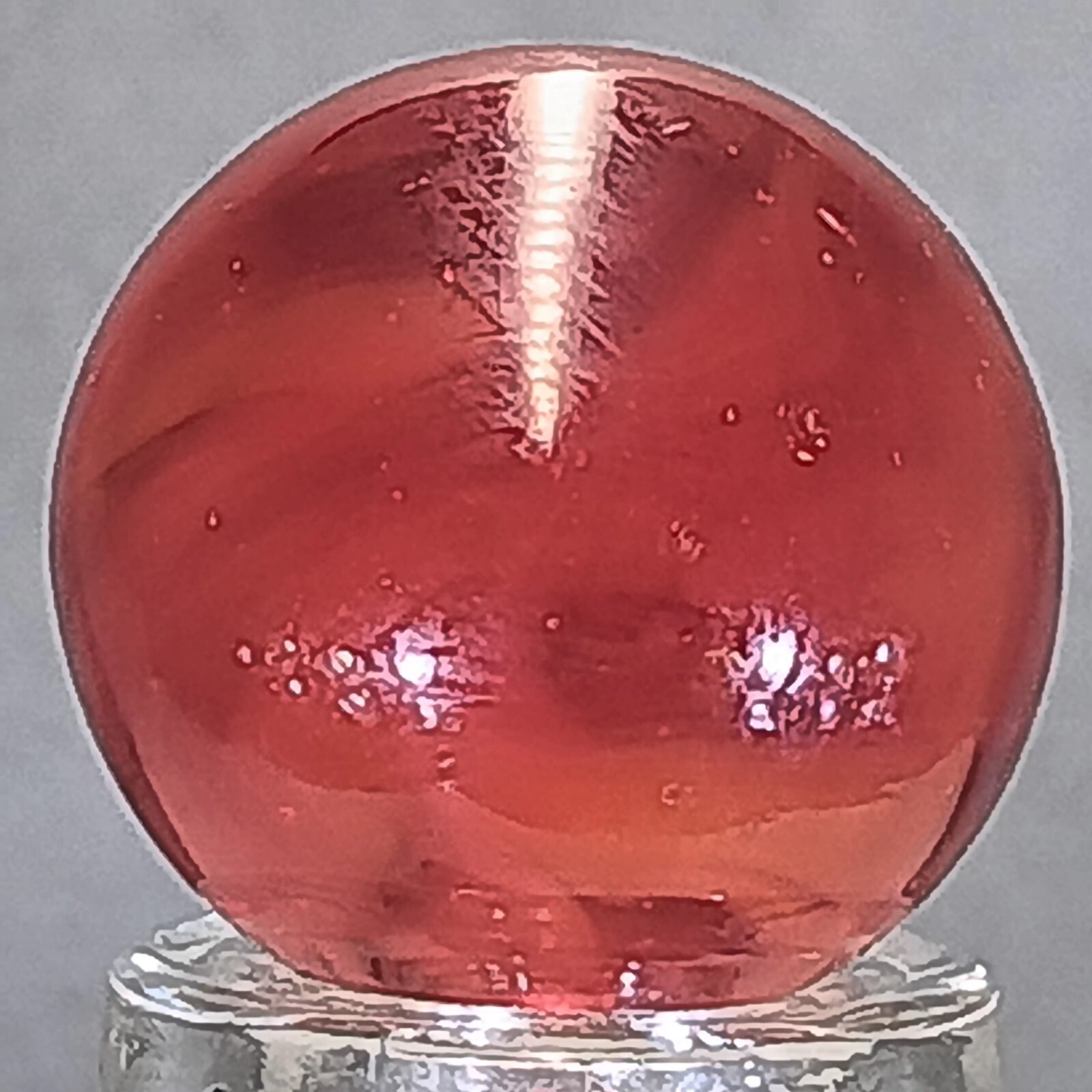 Small Vintage Champion UV-Reactive Swirl Marble .55 Inches Near-Mint Condition