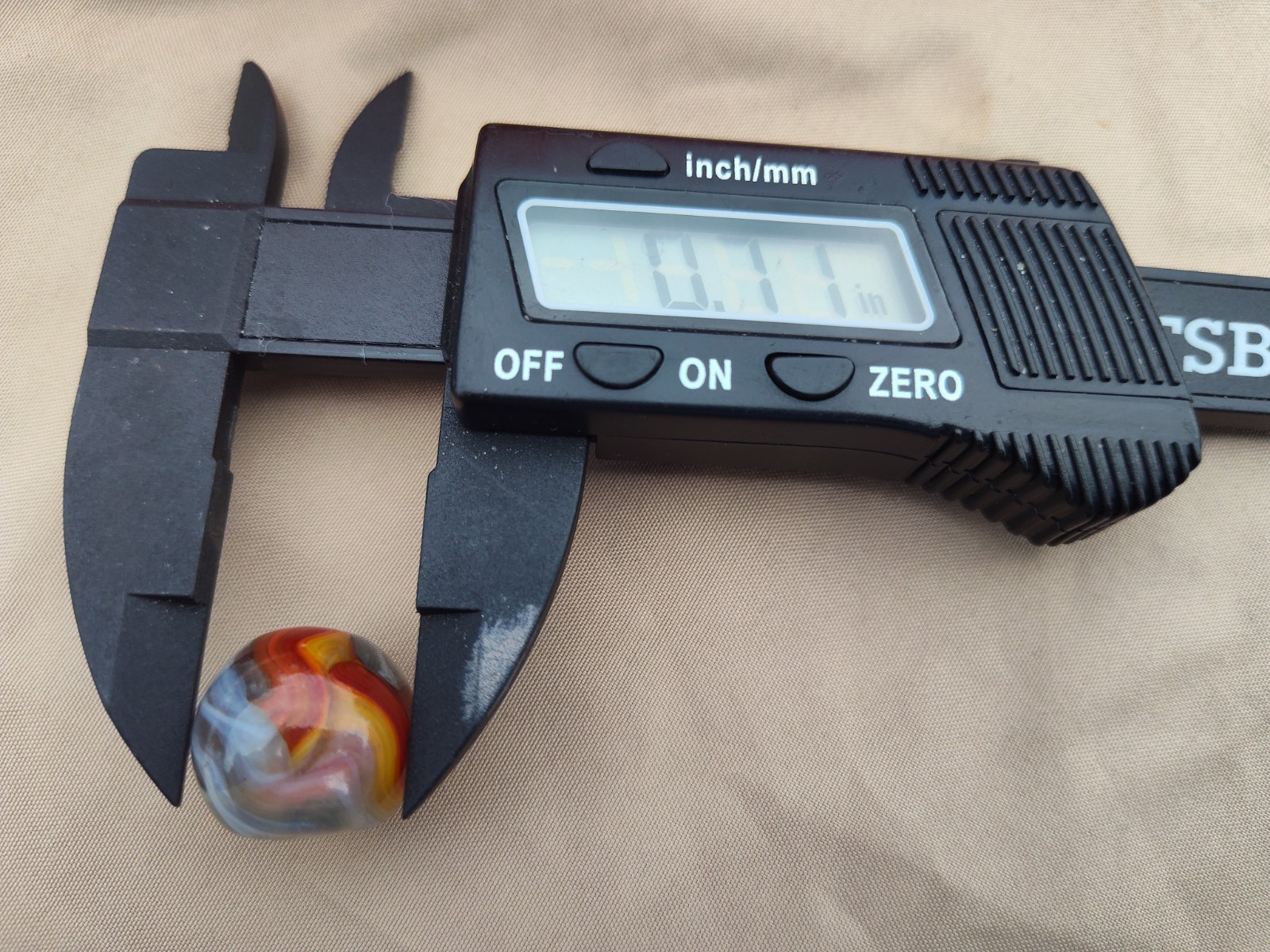 Jabo/DAS Ghost Marble Shaped Like Dice Error Rare One Of A Kind Shooter .71