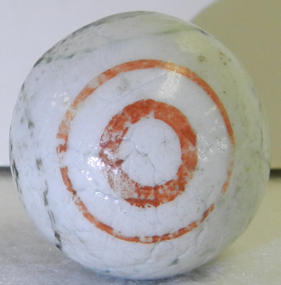 #20685m Large 1.24 Inches Vintage German Handmade China Marble
