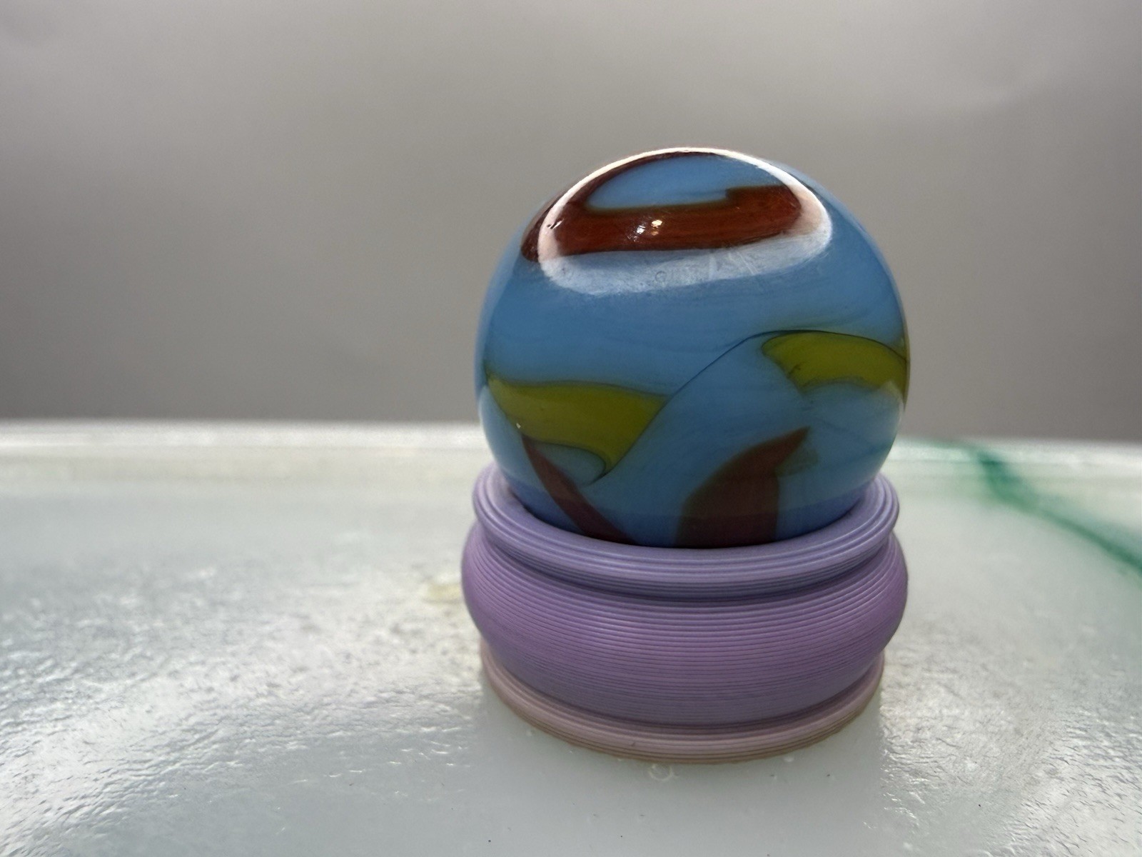 Glass Marble With Display Included lot #8467