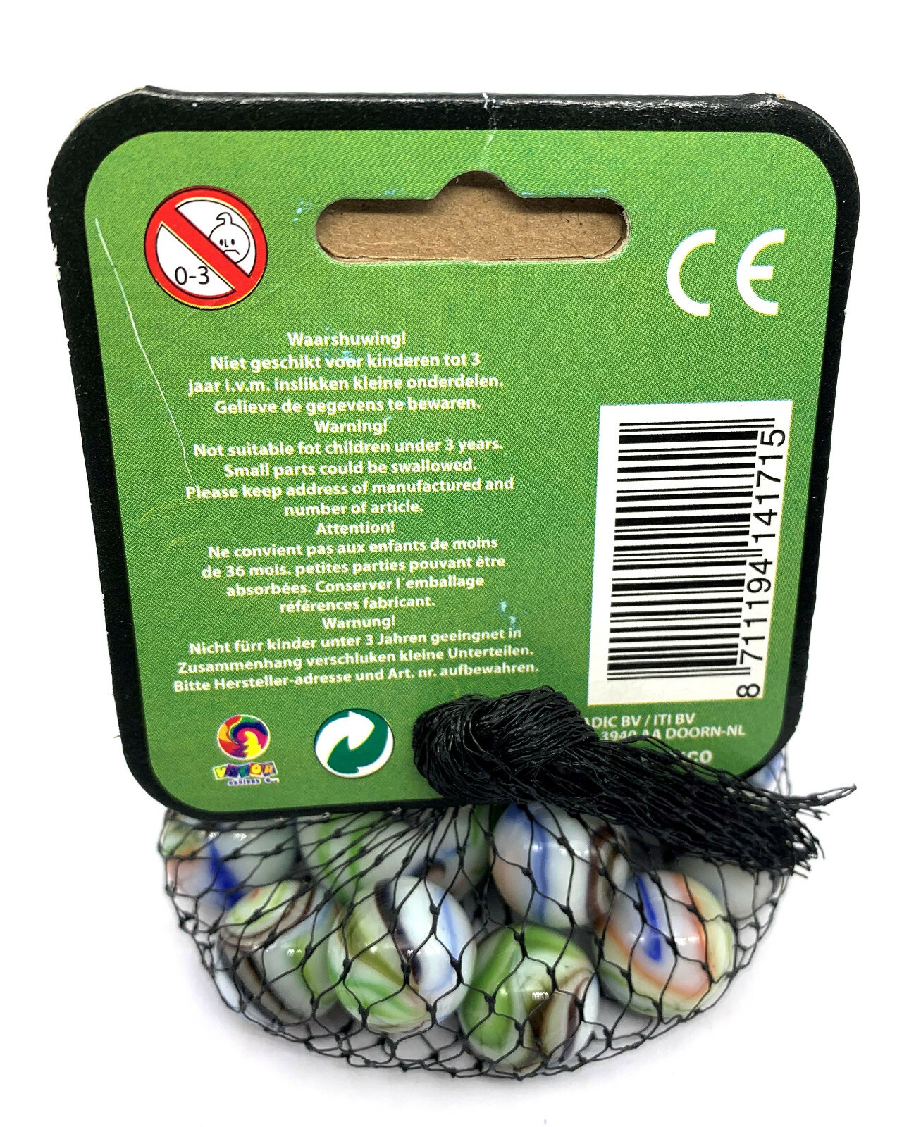 Net Bag 21 Nymph Glass Marbles from Netherlands Vacor Don Juan Hurricane in US