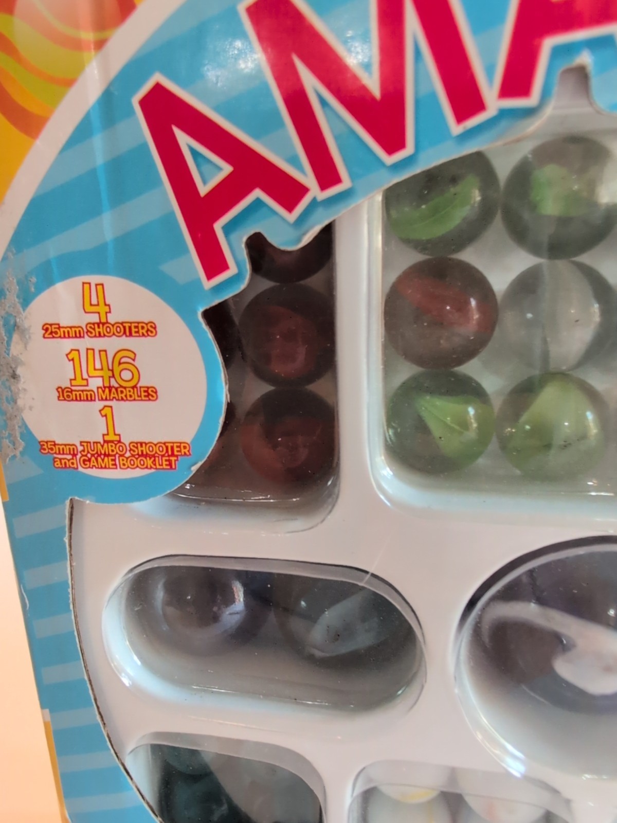 2013 Imperial Toy Corp AMAZING Marbles 151 Marbles & Game Booklet Jumbo Shooter