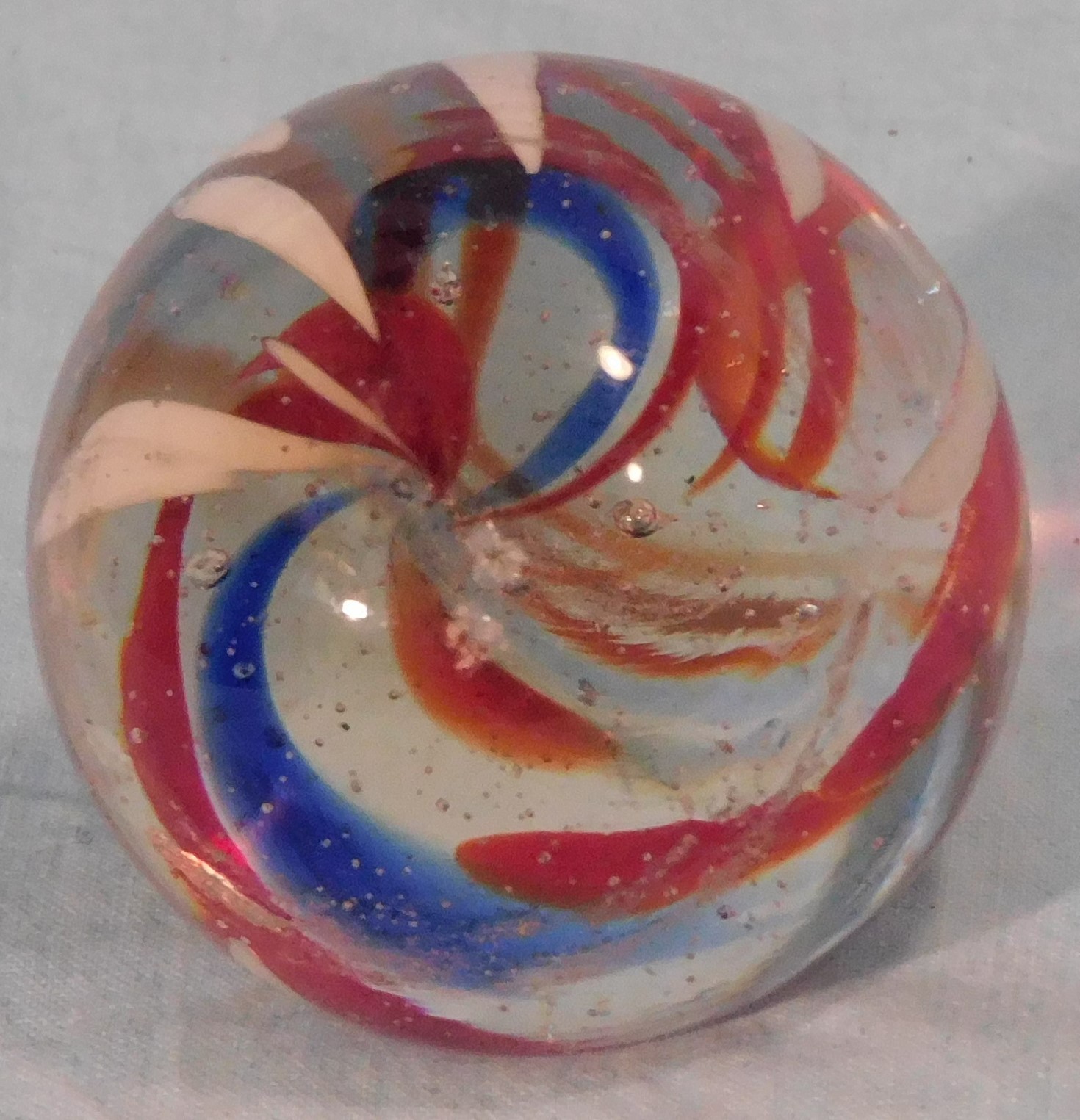Andy Davis Contemporary Handmade Marble, 1 9/16″ Diameter, #120U