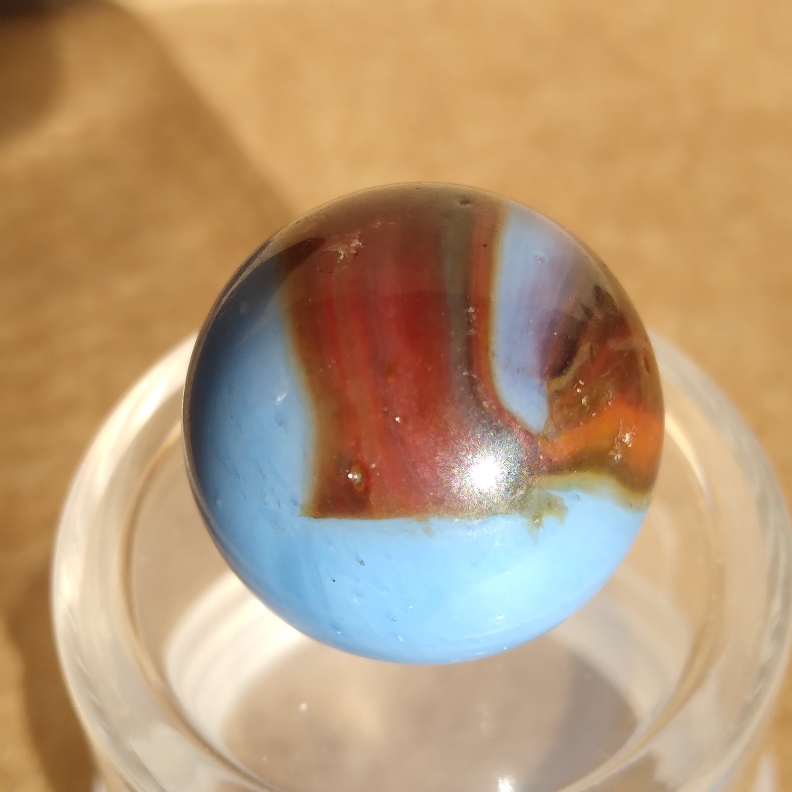 0.61″ Vintage Marble- Peltier Kokomo Vitro Akro Christensen