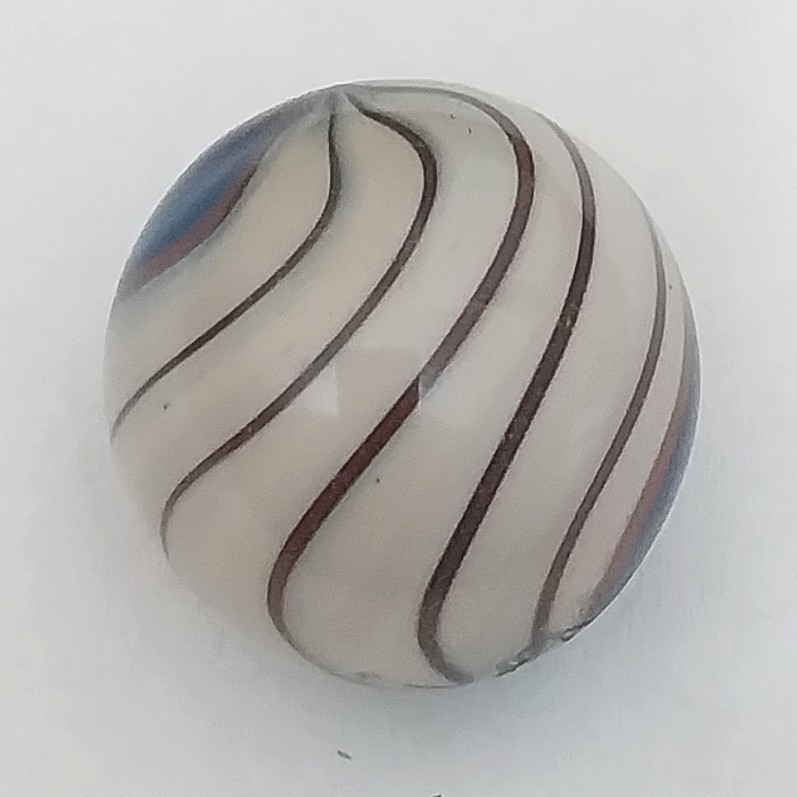 Retro 1994 Rolf Wald Art Glass Marbles American Flag Baddog Set Very Rare