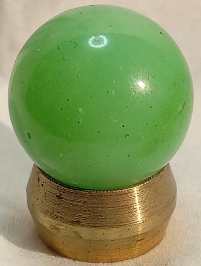 Vintage Master Made MELON BALL Marble .55 Semi Opaque Bubbly Beauty AMAZING