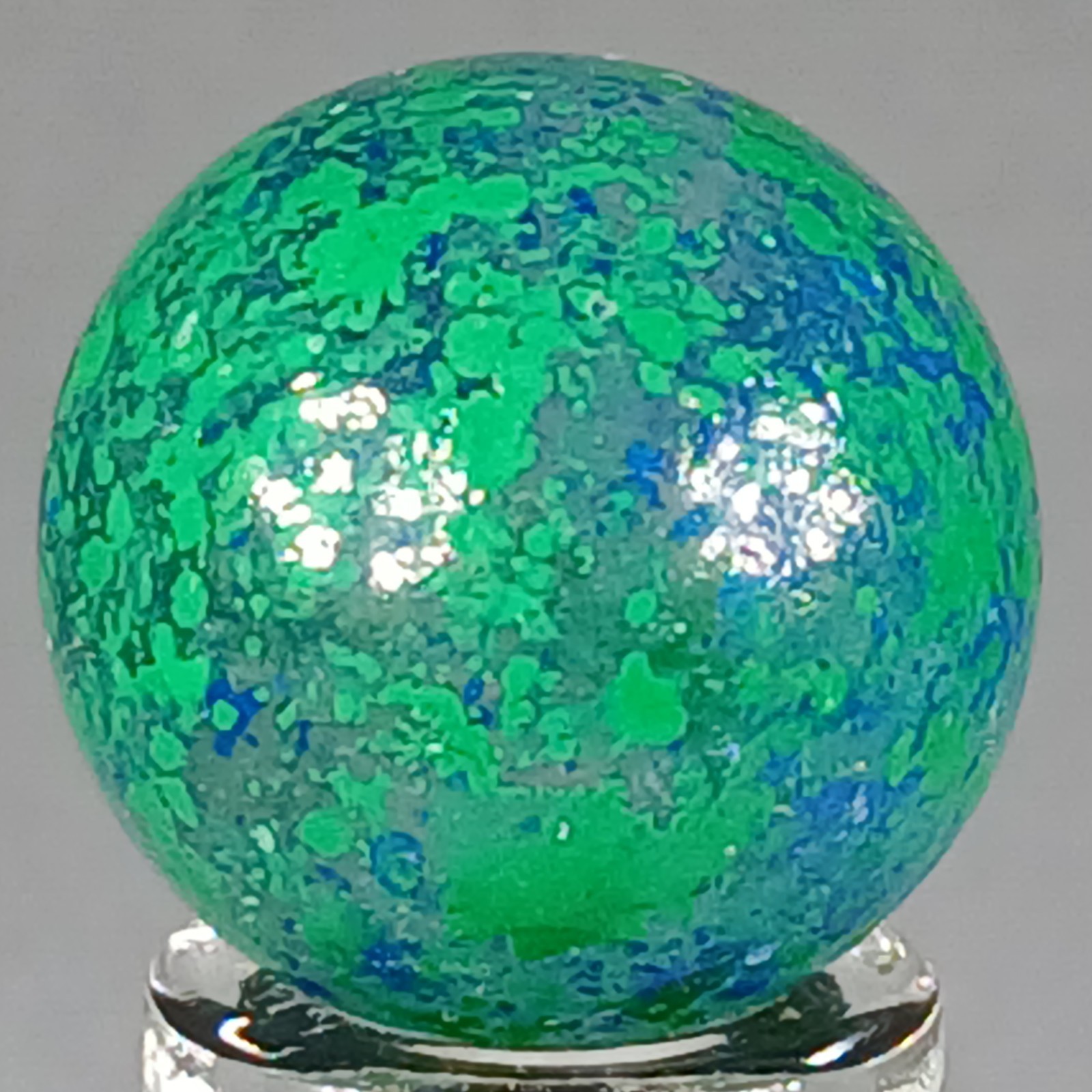 Vacor Earth Marble .64 Inches Mint Condition Combined Shipping