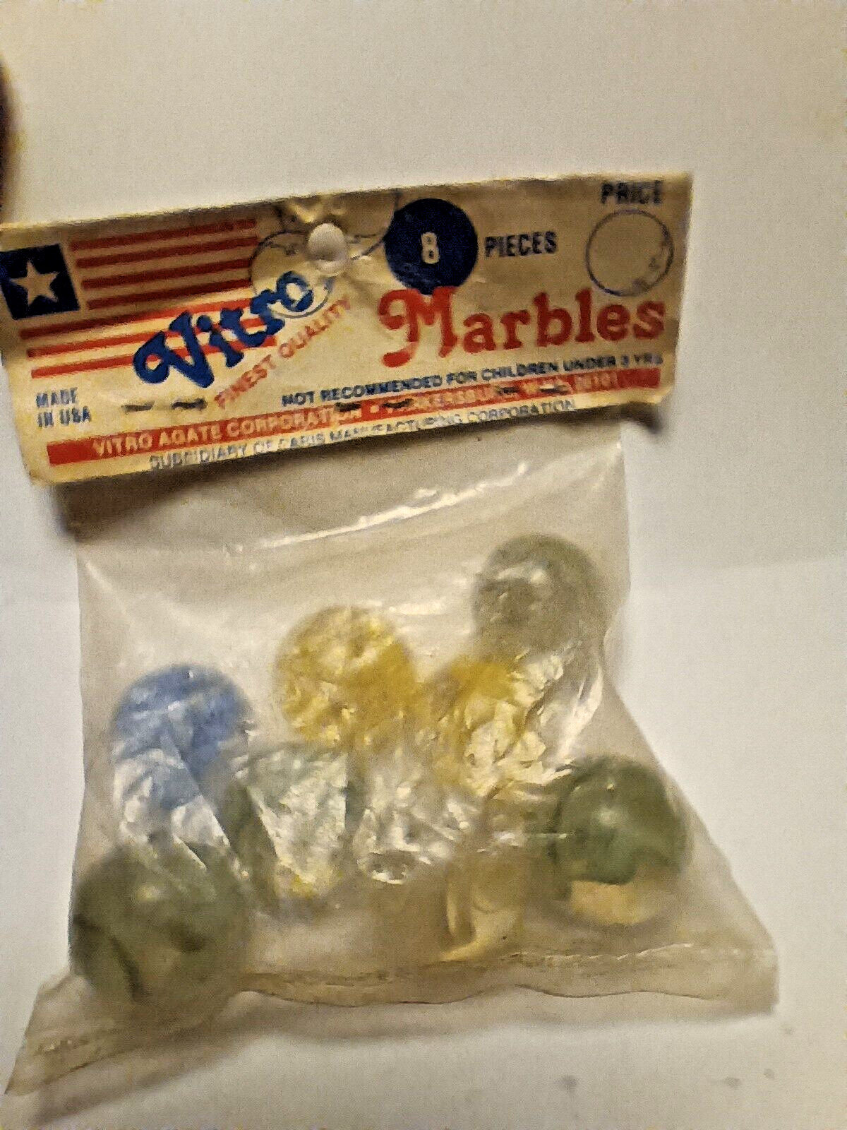 8 Vtg Caged Cats Eyes Shooters Marbles Lot 7/8”