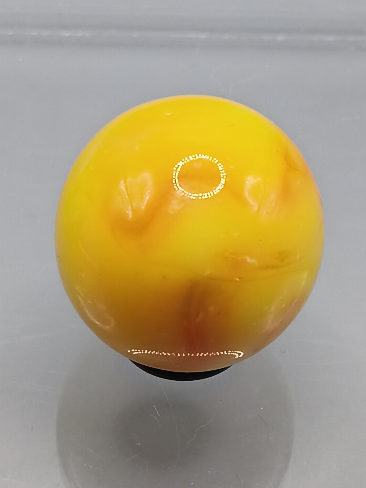 .95″ Vintage Marble – UV Uranium Glow Sun Marble Swirl- Jabo DAS