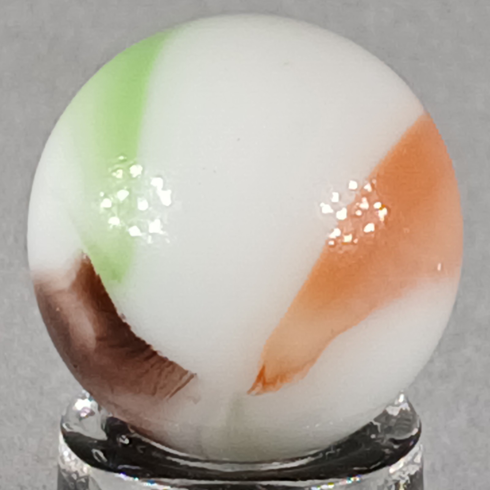 Vintage Imported Patch And Ribbon Marble .61 Inches Near-Mint Condition