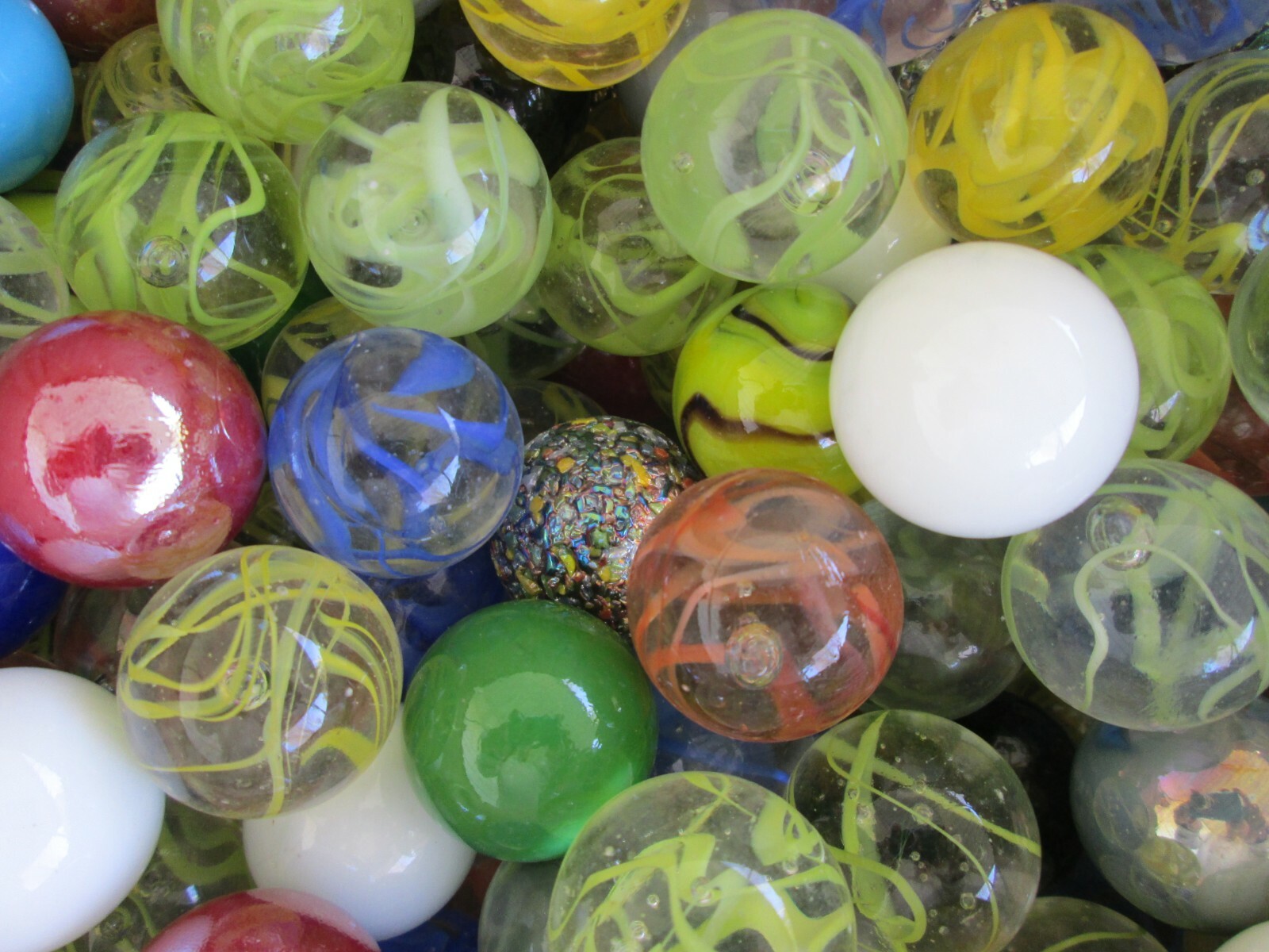 Wholesale Glass Shooters Marbles by the Pound! ONLY $8.99 per lb.1 INCH