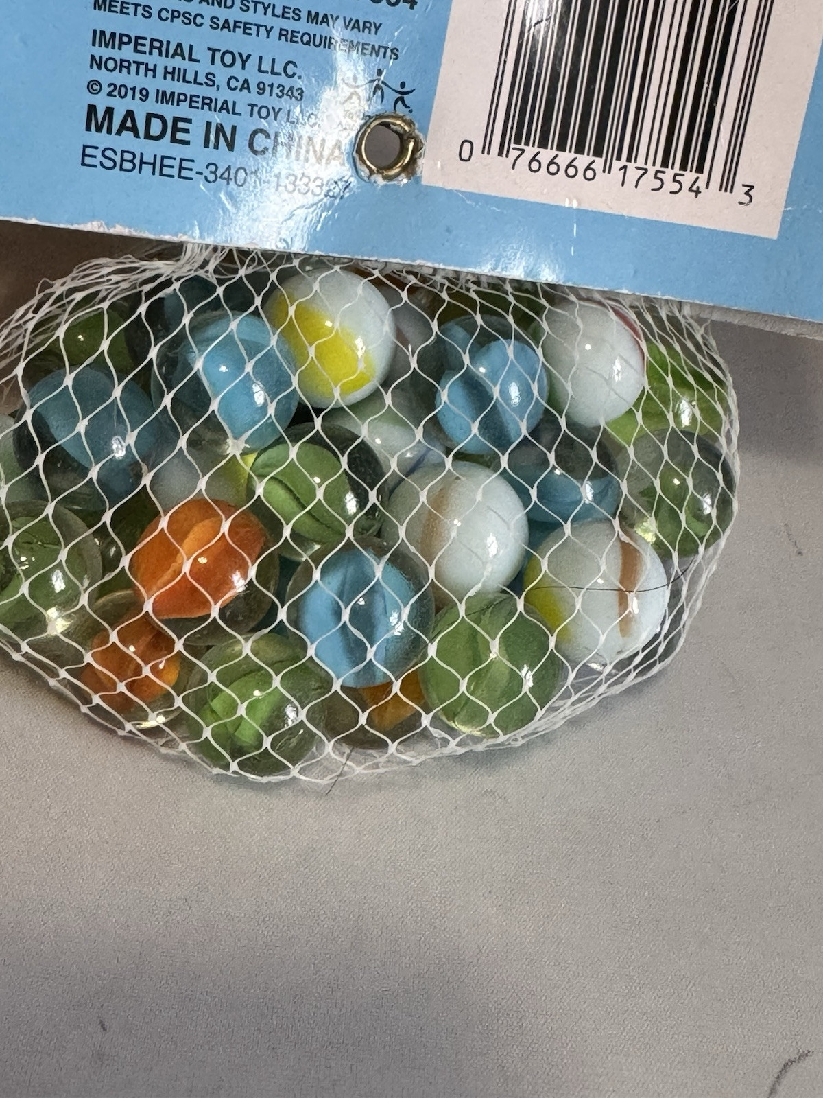 Imperial Toy Glass Marble Master & One Mega 50ct. Multi Color NEW 2019 #17554