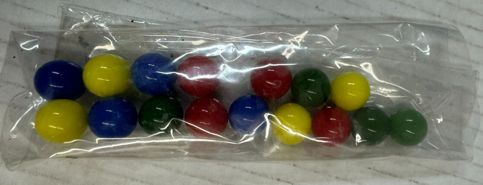 Vintage Lot of 16 Solid Color Marbles Board Game Replacement Chinese Checkers