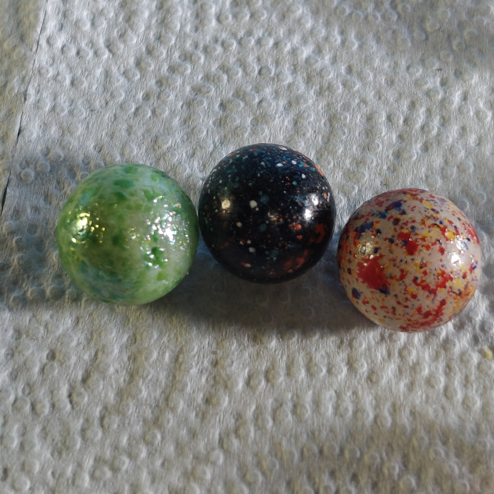 Large Lot 130+ Vintage Confetti Mega Vacor Galaxy Speckled Some Rare Stardust