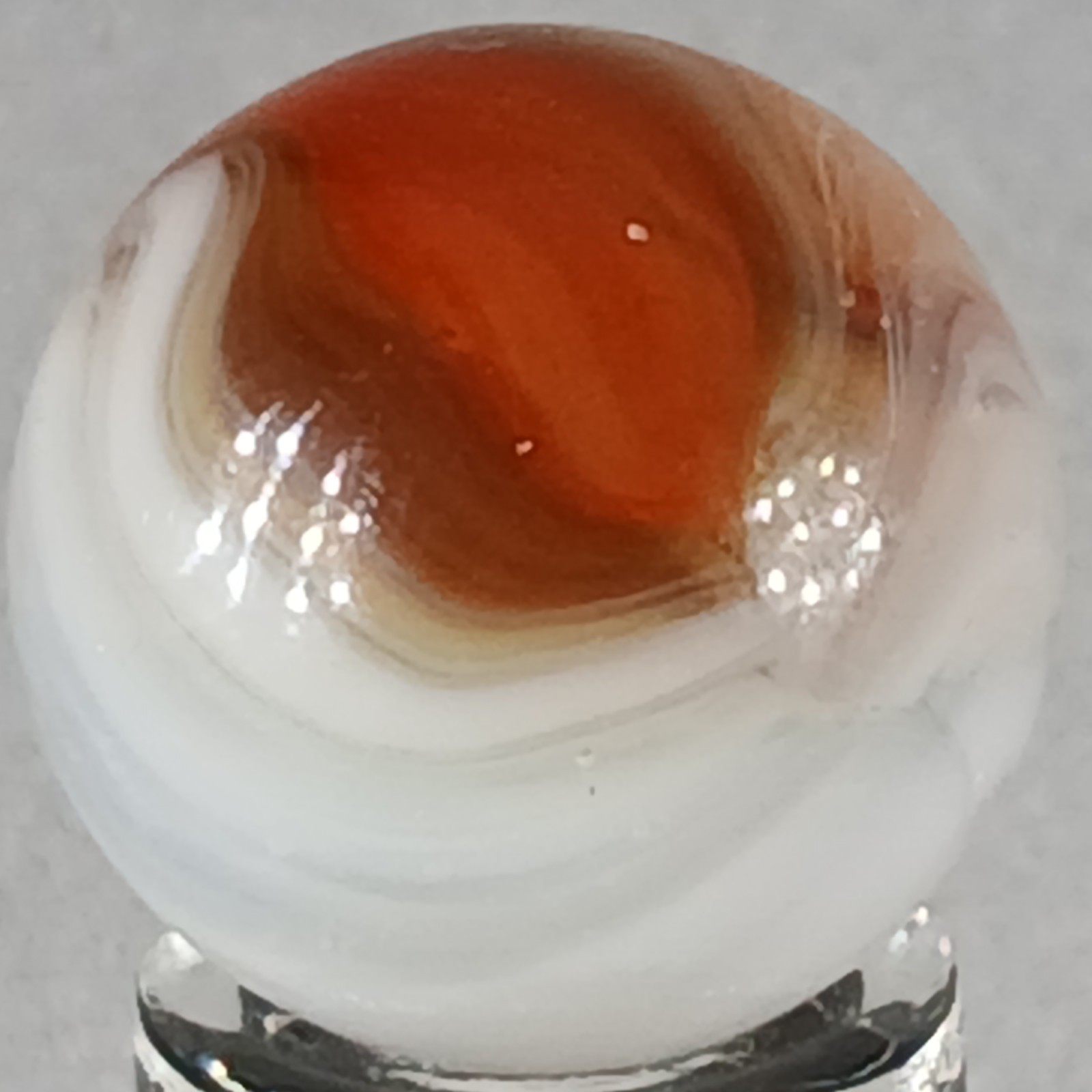 Vintage Vitro Conqueror Marble .61 Inches Near-Mint Condition Combined Shipping